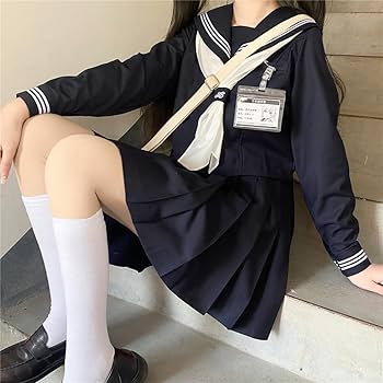 女子制服　6点セット Qoo10] 新色追加なんちゃって学生制服 セット j : レディース服